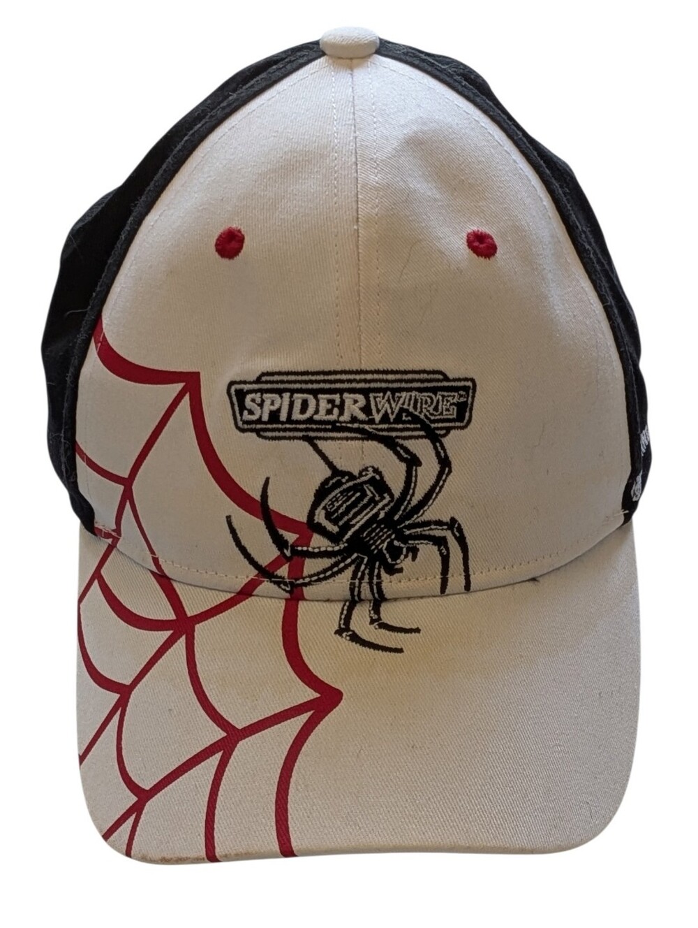 SpiderWire Truckers Cap Embroidered Nothing Gets Away One Size Fishing Sportsman